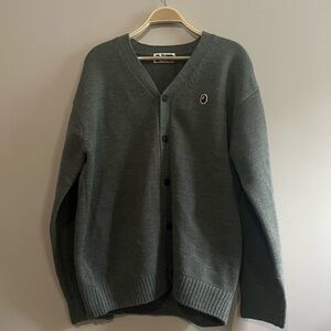 Bathing Ape BAPE ape head one point cardigan